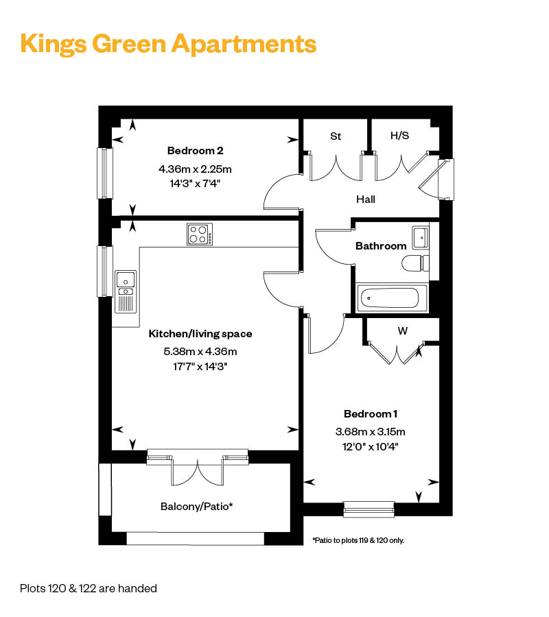 Edmund Park Apartment Block C Floorplan 119 122