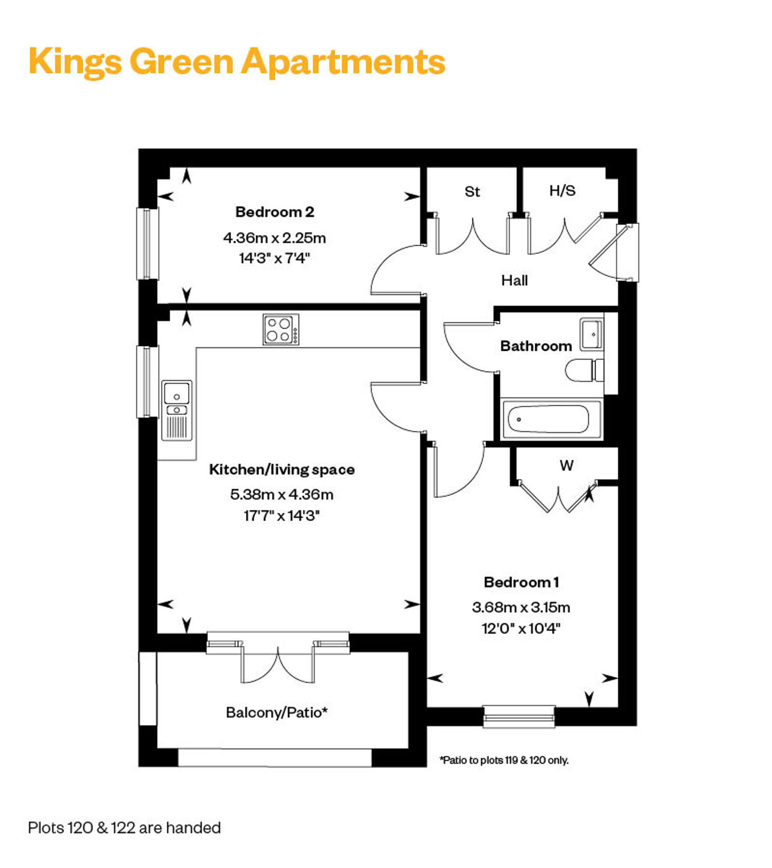 Edmund Park Apartment Block C Floorplan 119 122