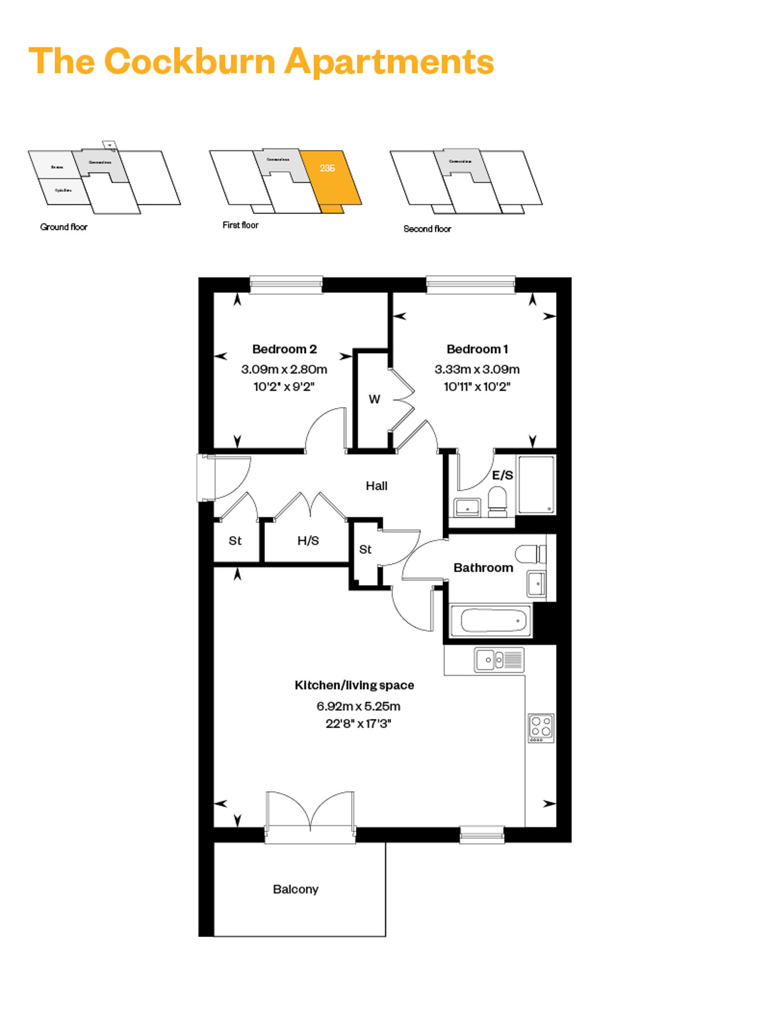 West Craigs Cockburn Apartments Plot 235