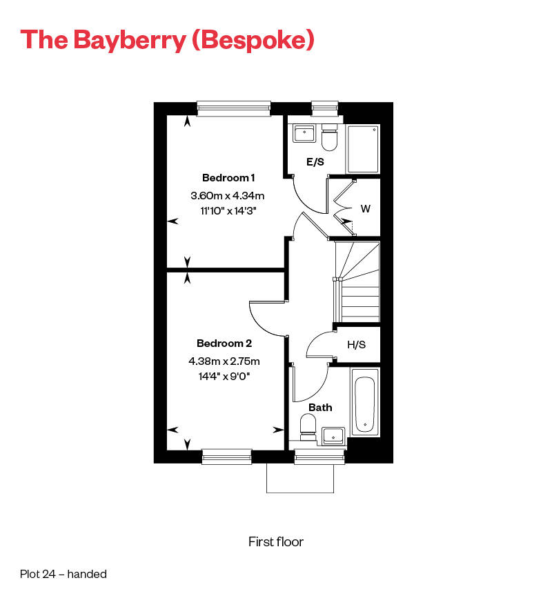 The Bayberry Bespoke FF Floor Plan Ingatestone Grove, Essex