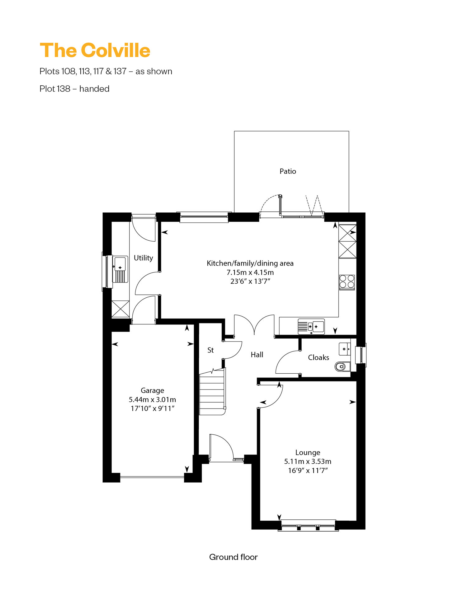 5033300 CALA EAST West Craigs Colville GF