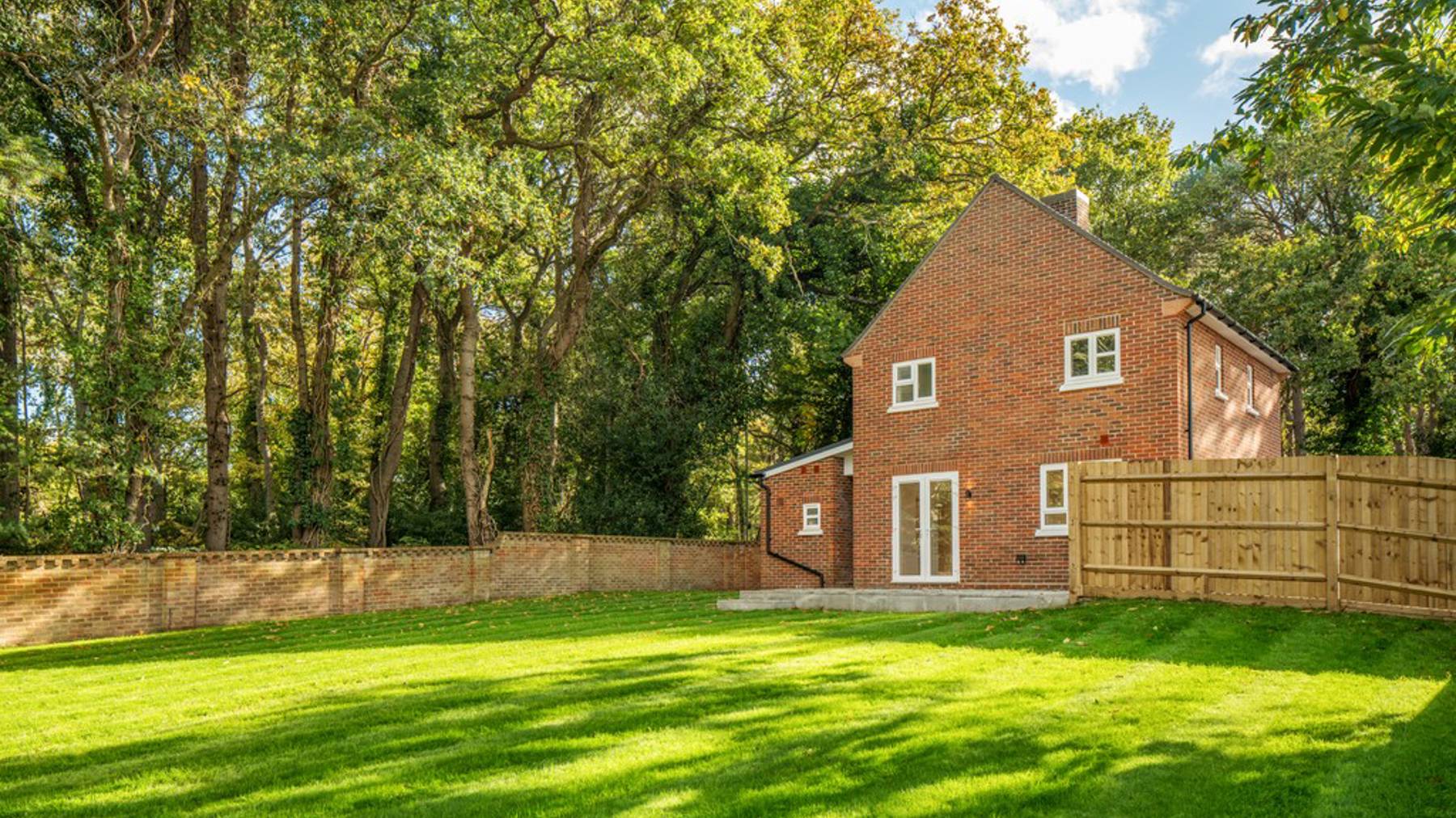 Garden of Gatehouse for sale Weybridge Surrey