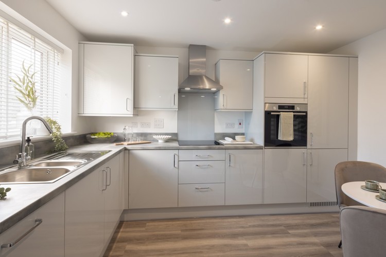 Langley house type kitchen, 2 bedroom house for sale in Shrivenham