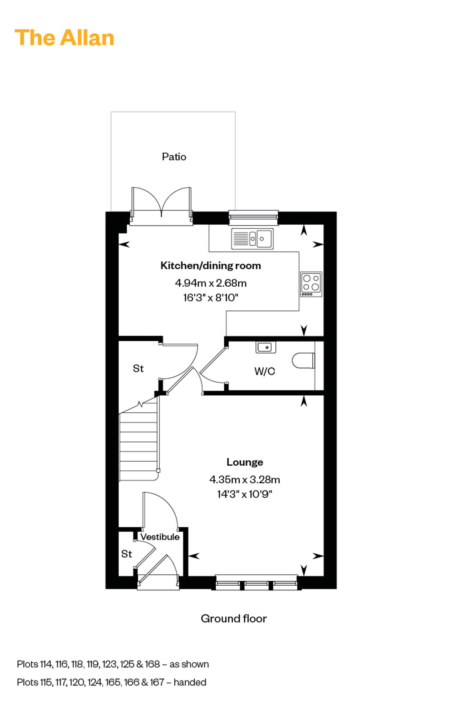 4013582 Cala East Colliers Gate Web Floorplans 800X1200 The Allan GF