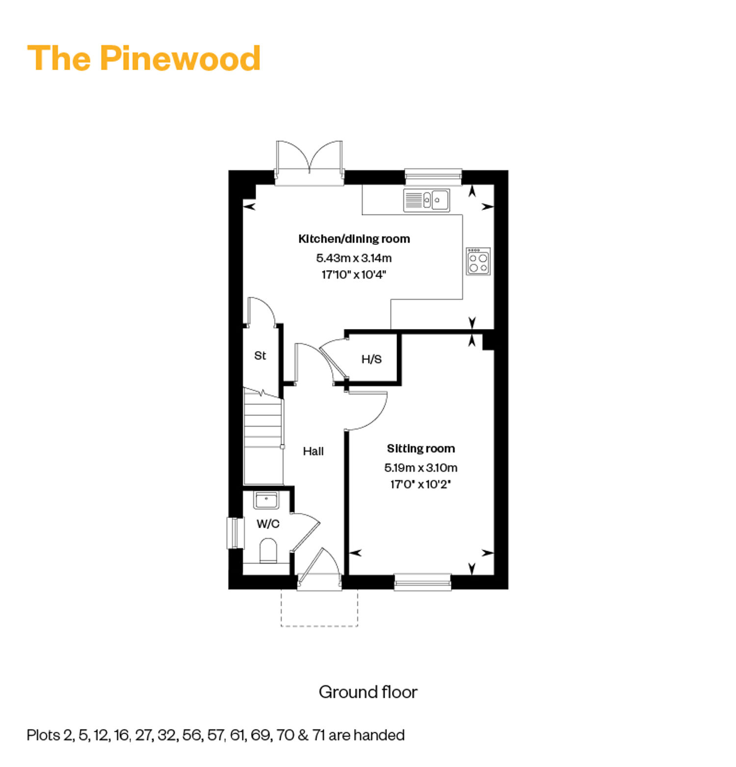Staggs Farm Floor Plans The Pinewood GF