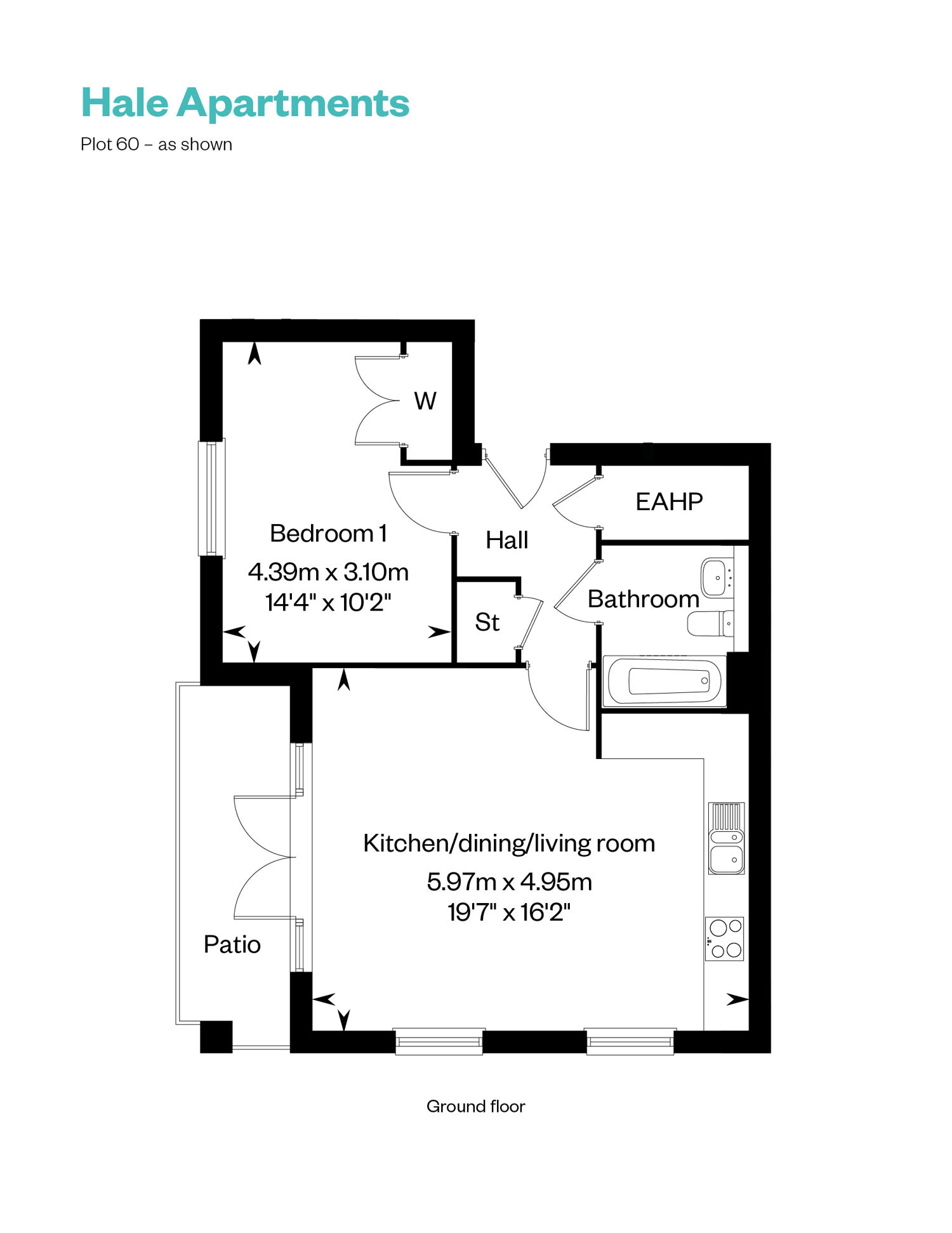 Hale Apartments_plot 60 floor plan_Cala at Waterbeach 
