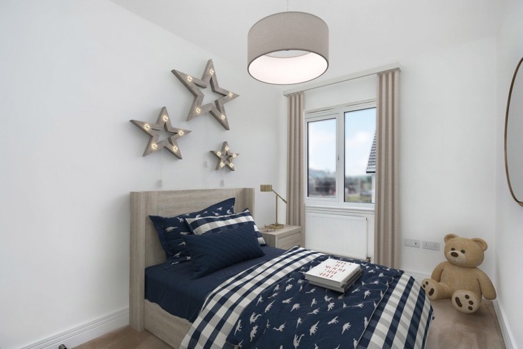 3 bedroom home for sale | Bedroom 3 | Cala Homes