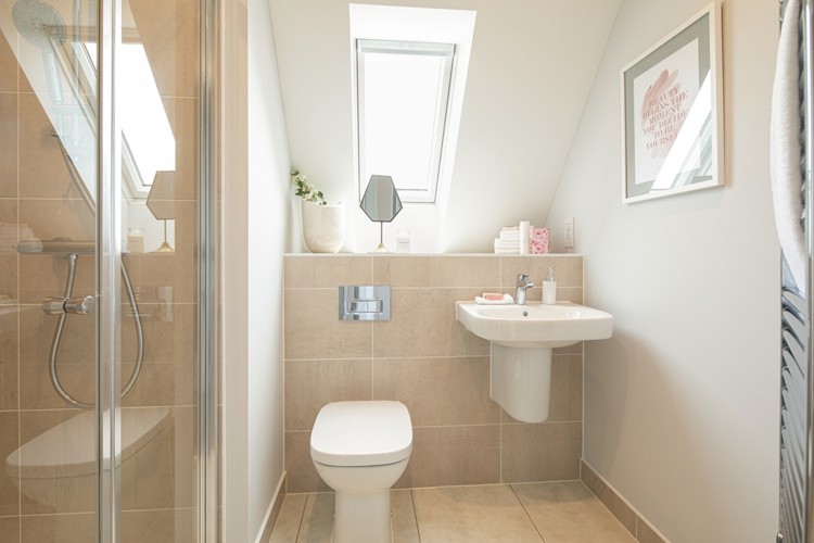 Evelyn house type bathroom, 4 bedroom house for sale in Bicester