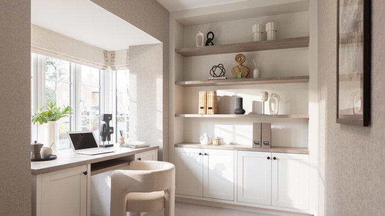 Study of house for sale at Worting Park. New homes for sale in Basingstoke