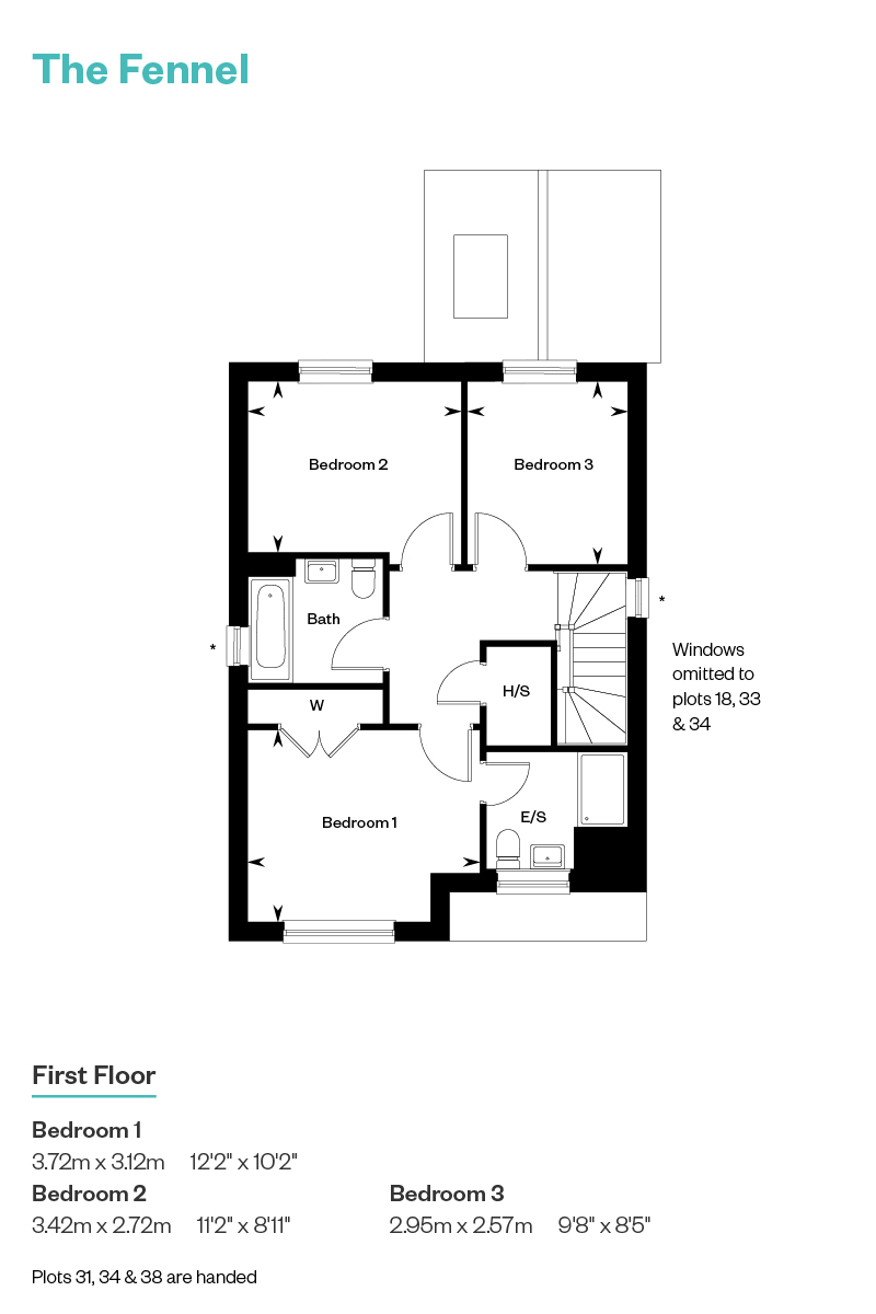 Maiden View Fennel Floorplan First Floor