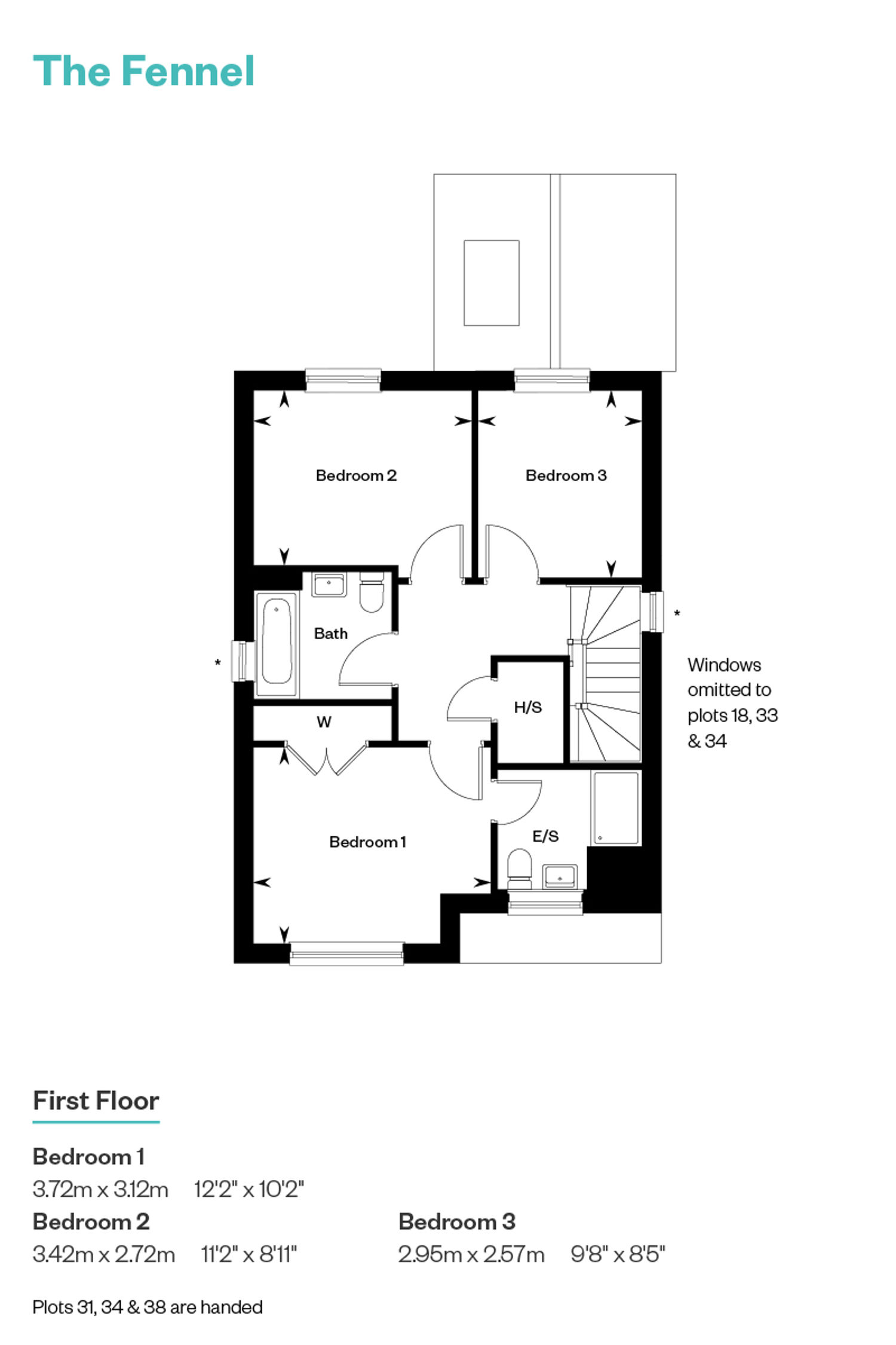 Maiden View Fennel Floorplan First Floor