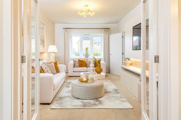 Gidea house type livingroom, 4 bedroom house for sale in Shrivenham