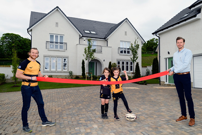Dream showhome opened by Local Rugby Stars