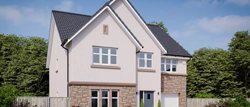 CGI of Crichton house. houses for sale south lanarkshire, houses to buy east kilbride, new build homes