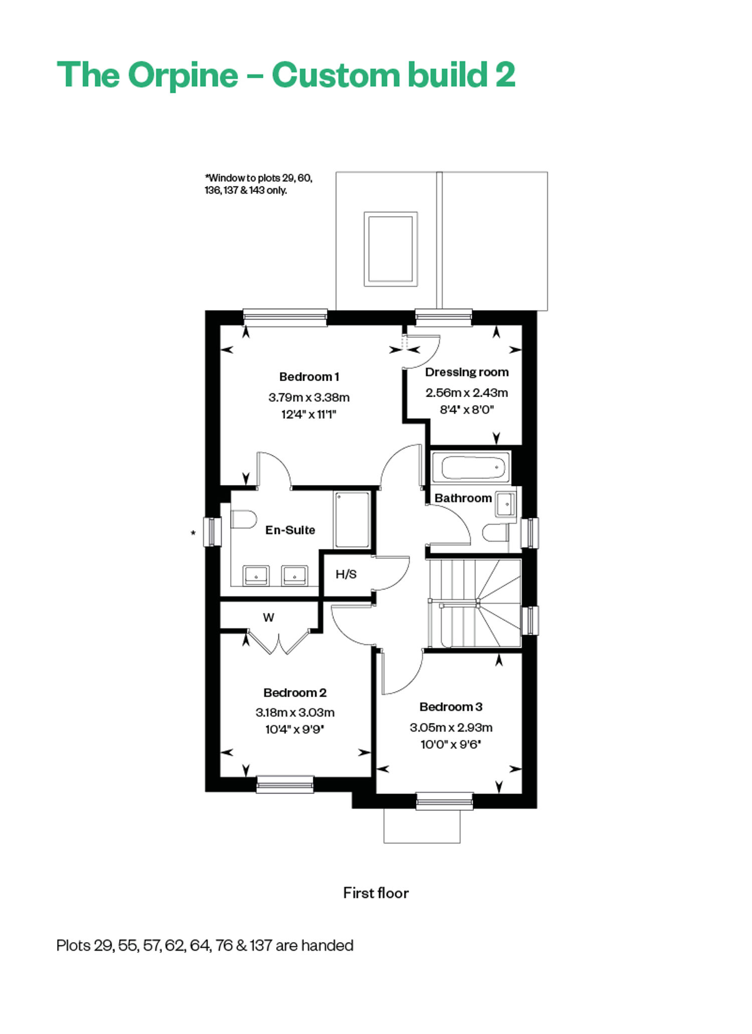 Samuel Gardens Floorplans The Orpine CB2 FF