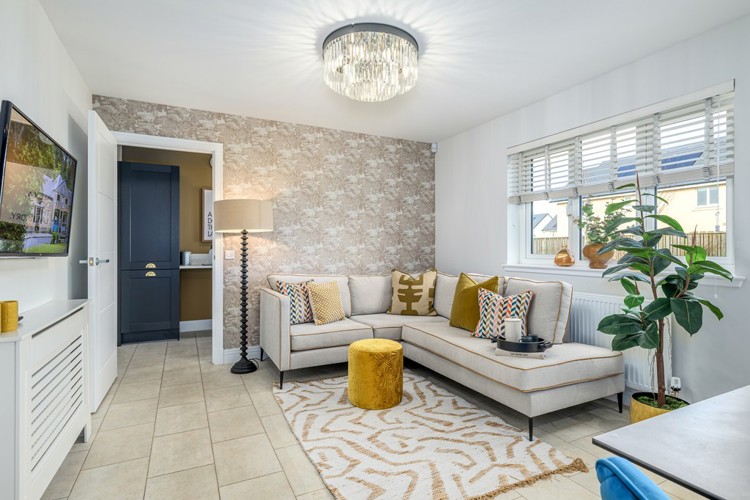 5 bedroom showhome | expansive open plan kitchen, dining, and family area