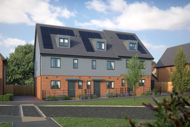 Ashford house type CGI, 3 bedroom house for sale in Shrivenham