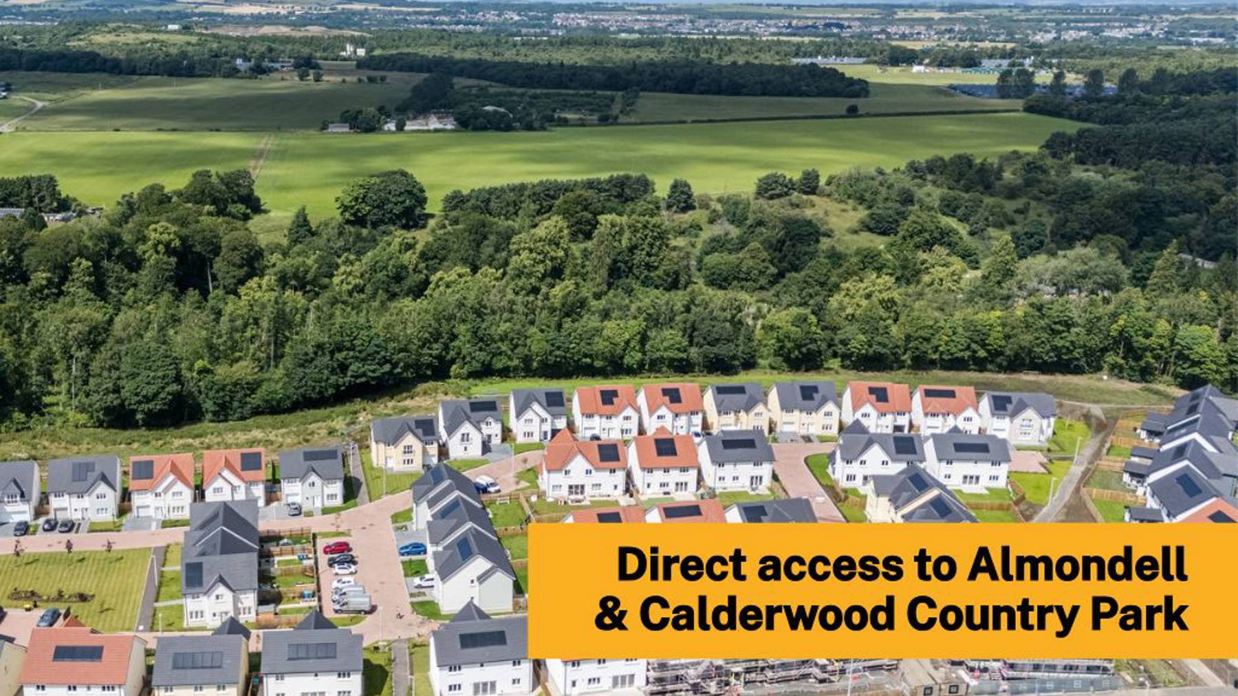 Direct Access To Almondell & Calderwood Country Park | Street scene | Cala homes