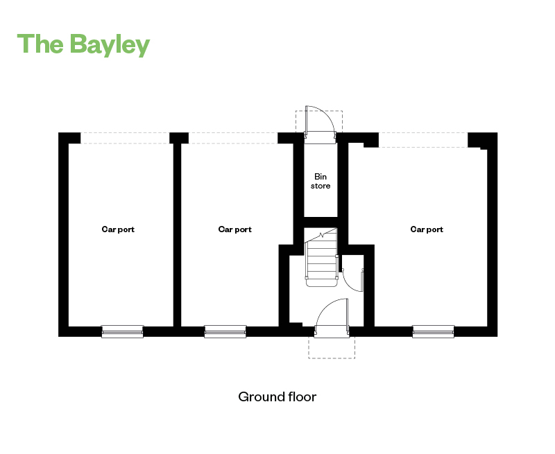 Floorplan of house for sale at Worting Park. New homes for sale in Basingstoke