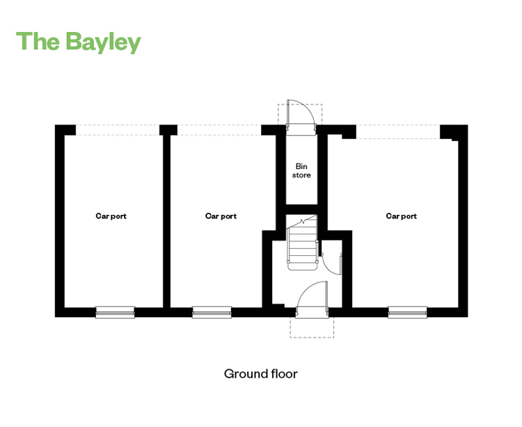 Floorplan of house for sale at Worting Park. New homes for sale in Basingstoke