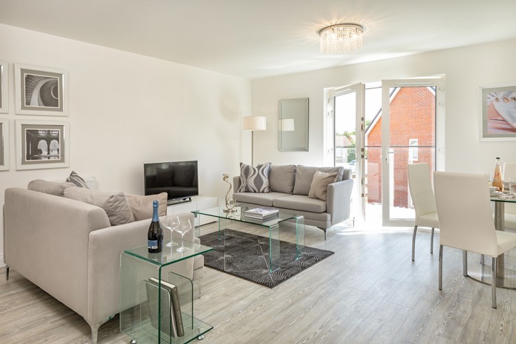 Burwell Apartments SF 2 Bed Netherhall Kitchen Dining 