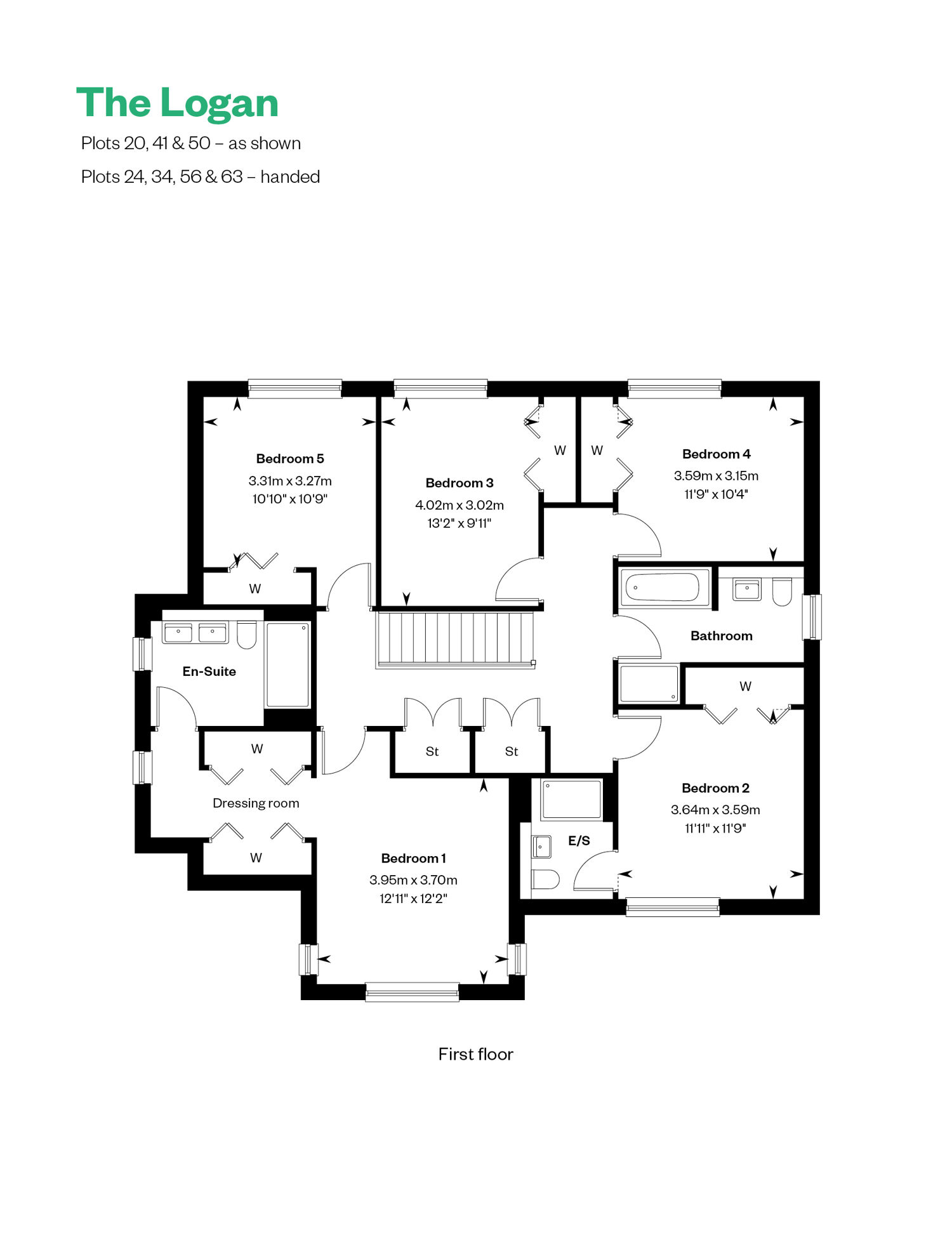 4150387 CALA WEST Ballagan Woods Web Floorplans The Logan FF 885X1146px