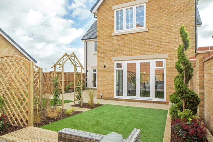 Vb1924505 8561 79 Plot1 Ufford Chase Great Bentley Rear Garden