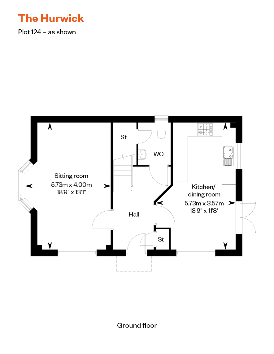 The Hurwick GF ASHP Floor Plan