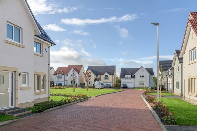 Calderwood Street Scene | 3, 4 & 5 bedroom homes for sale in East Calder