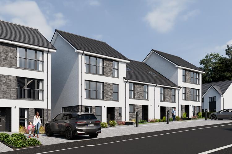 3 and 4 bedroom homes for sale in East Kilbride - townhouses cgi