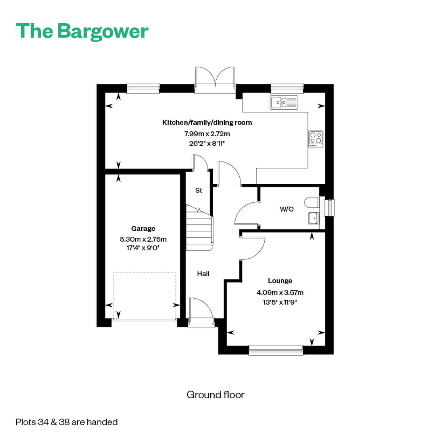 6272268 CALA WEST Fauldhead South Weaver'sbrae PH 2 Web Floorplans Bargower GF 800X1200