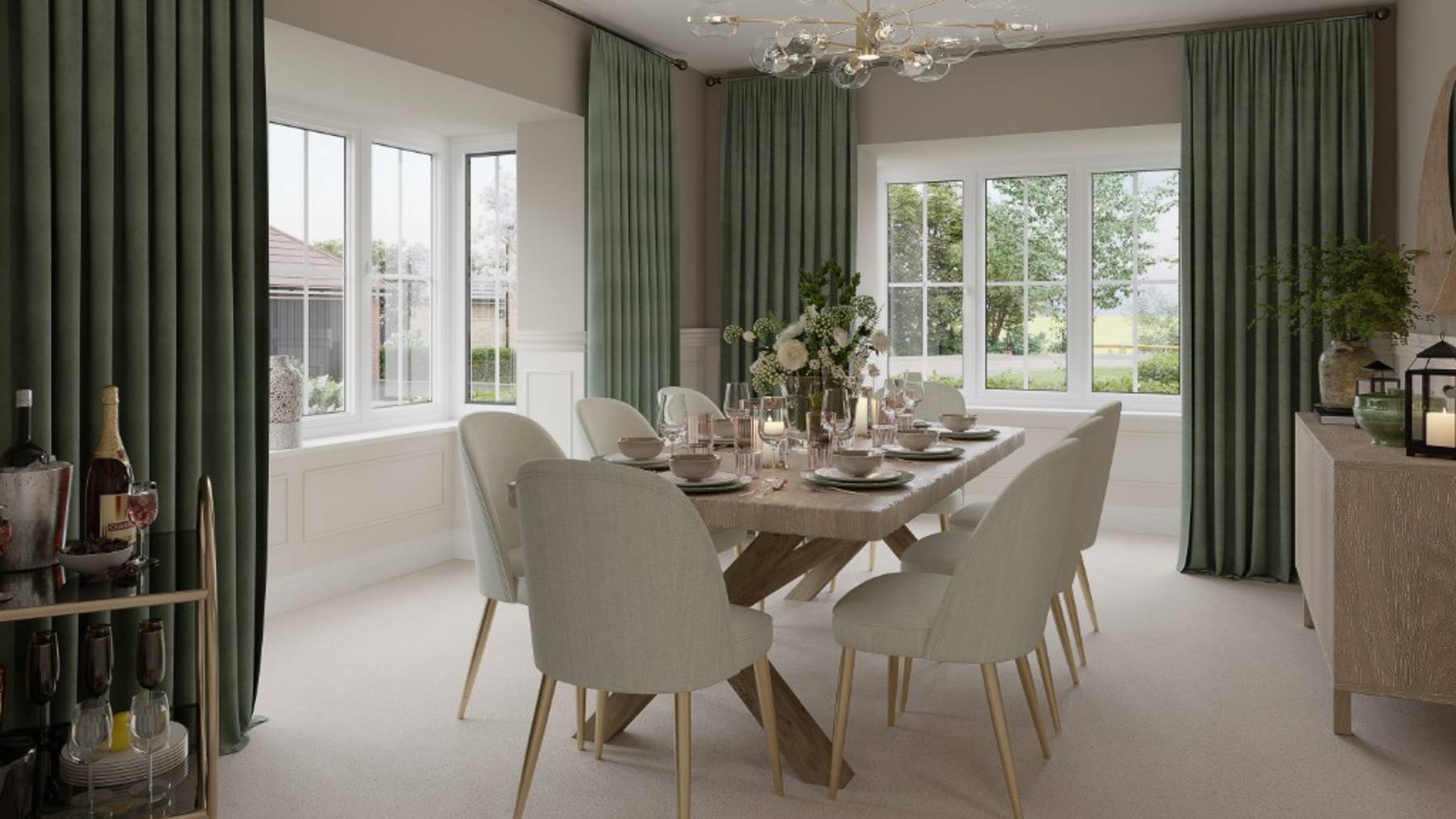 New Homes For Sale Cala At Bliss Willows Chipping Norton The Yew House Type Dining room