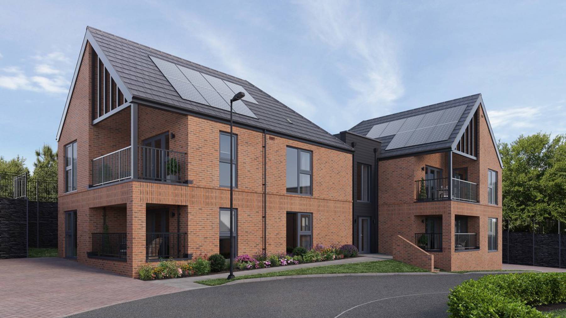 Computer Generated Image of houses for sale in Winchester