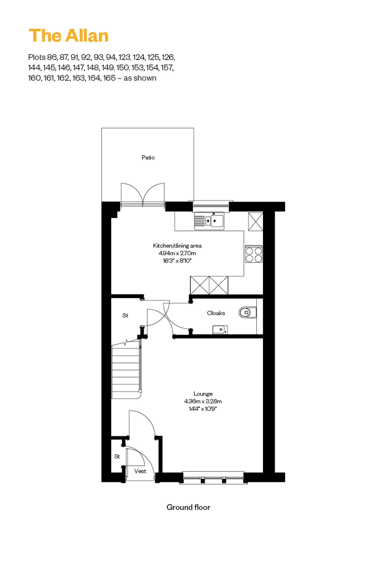 West Craigs The Allan Floorplan GF