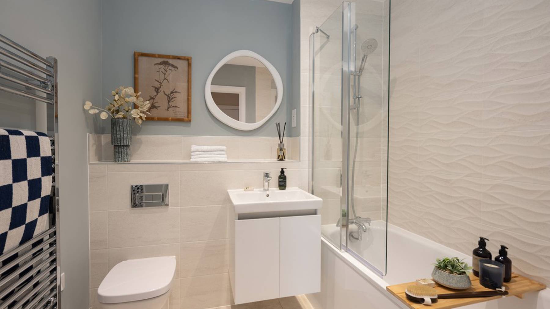 Bowke House ground floor show apartment | bathroom