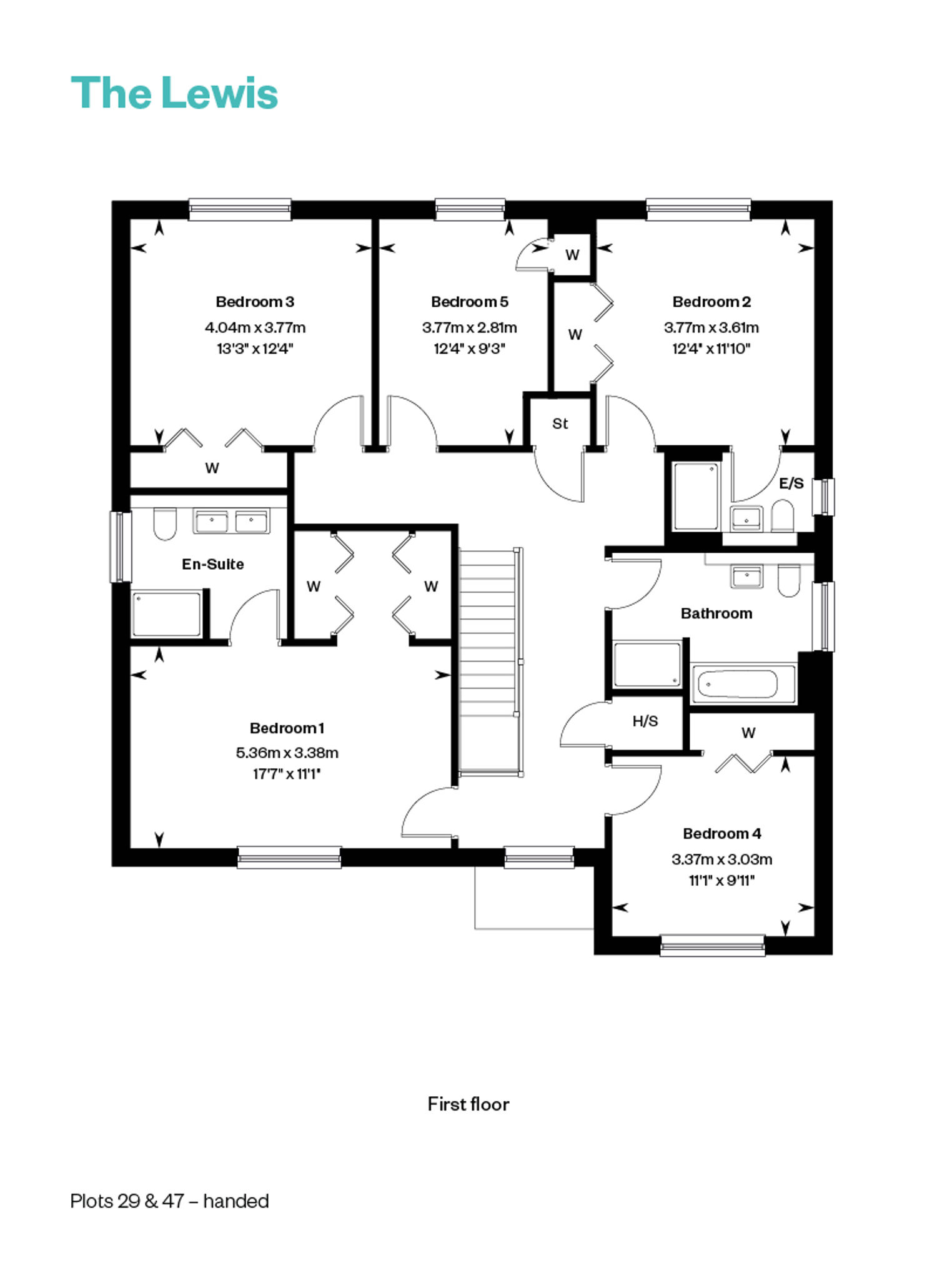 5958729 CALA WEST Aurs Meadows Web Floorplans 800X1200 The Lewis FF