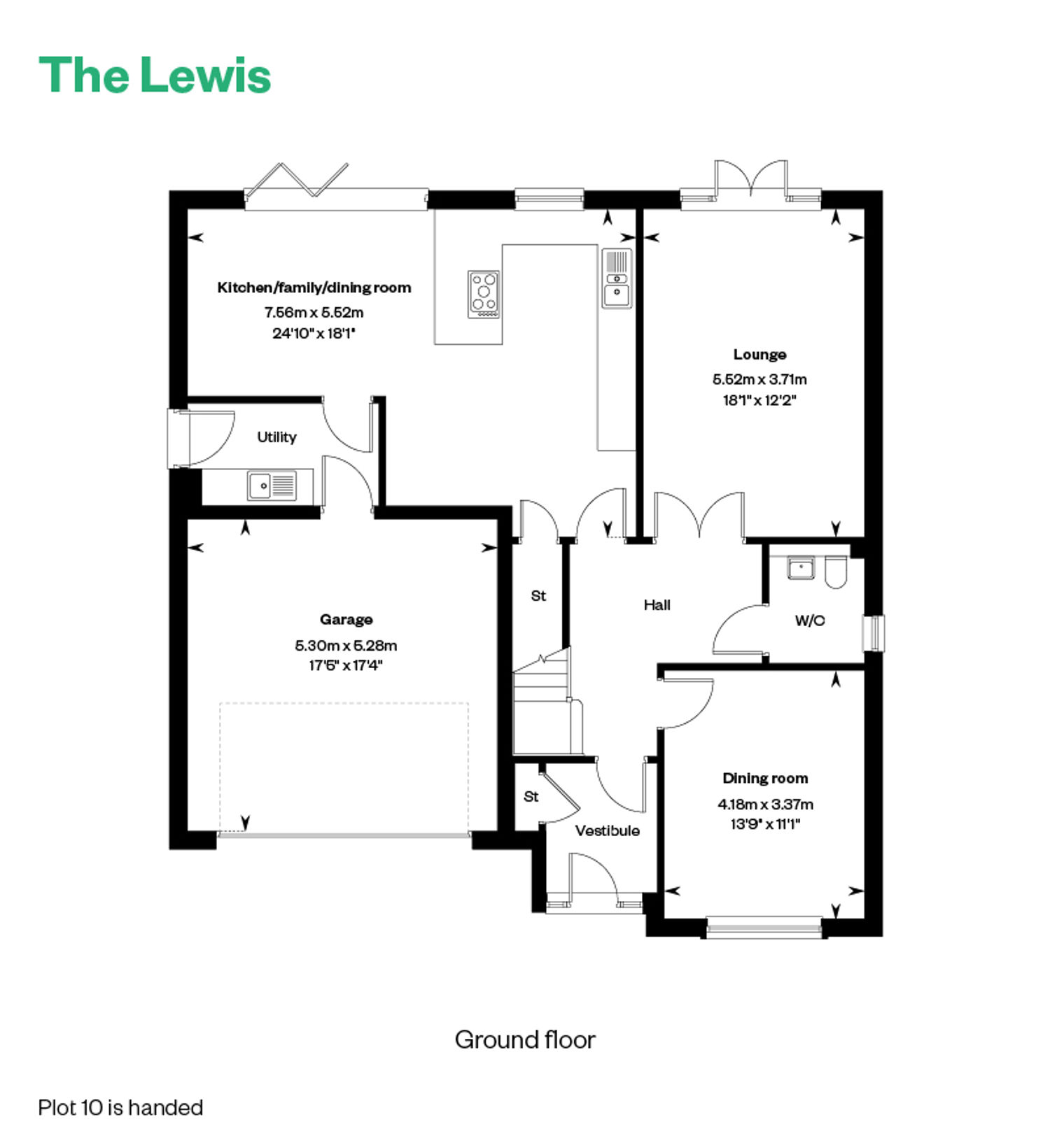 6272268 CALA WEST Fauldhead South Weaver'sbrae PH 2 Web Floorplans Lewis GF 800X1200