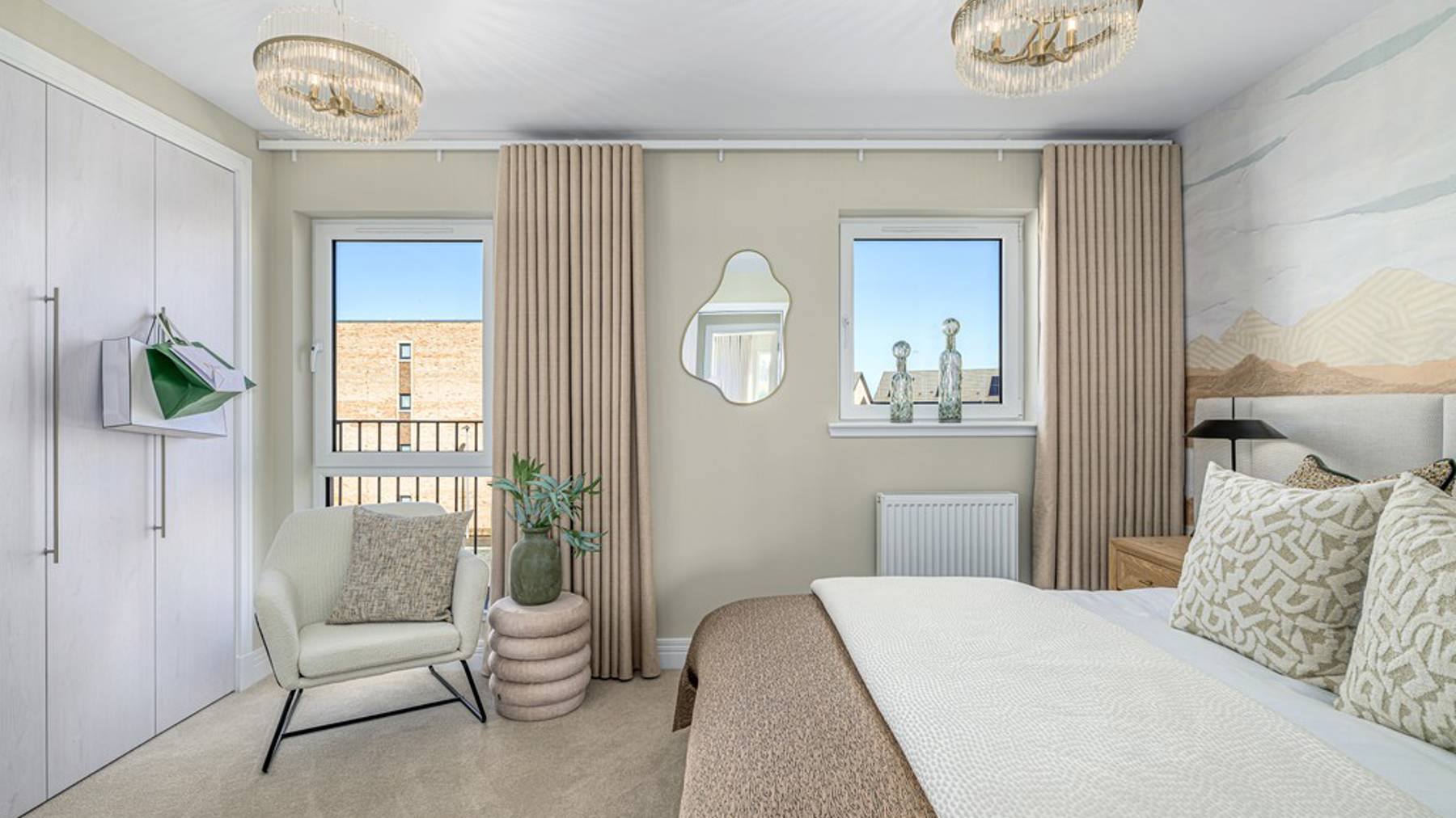 4 bedroom townhouse for sale | principal bedroom with bi-fold wardrobes 