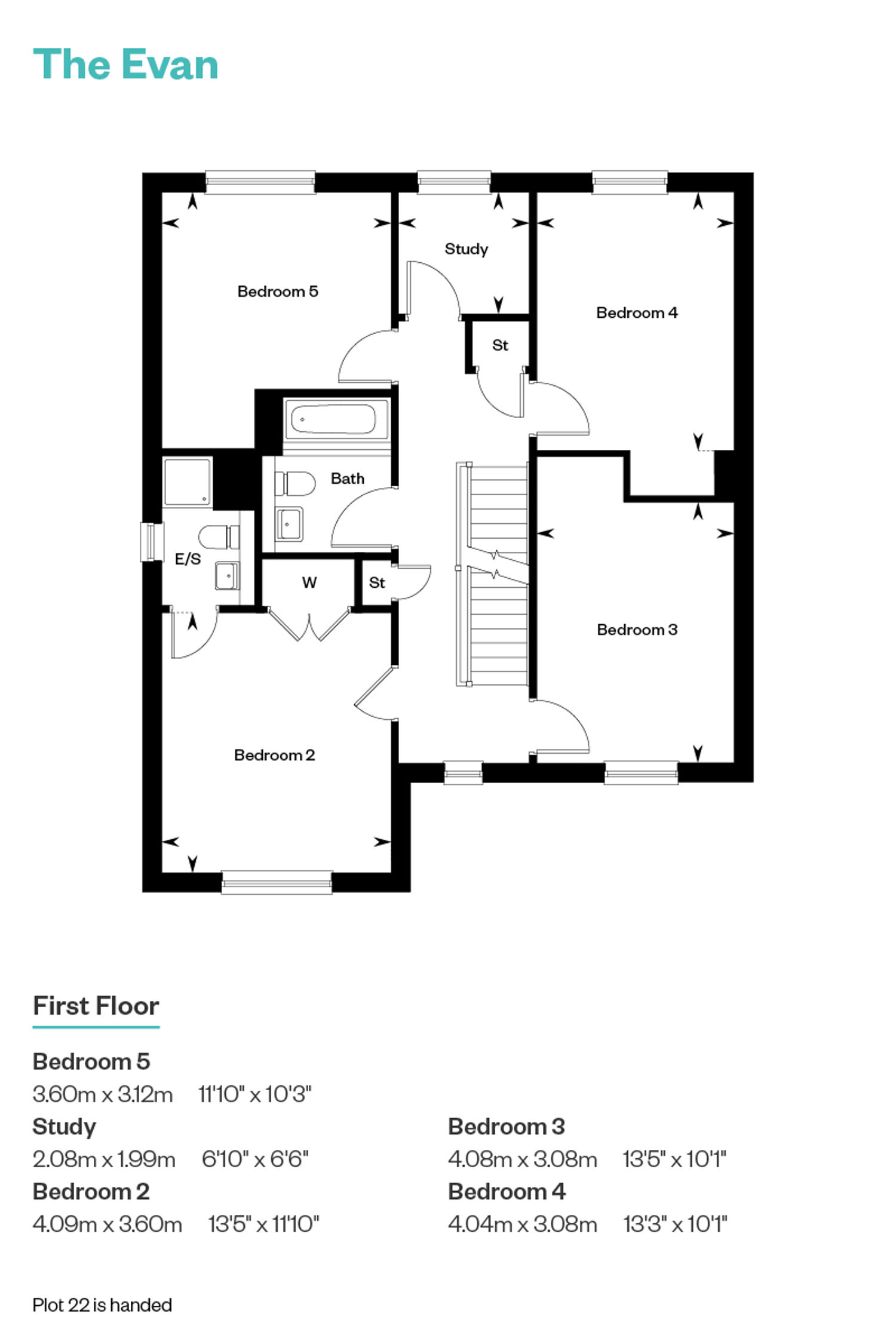 The Crawfields Floorplan Evan FF