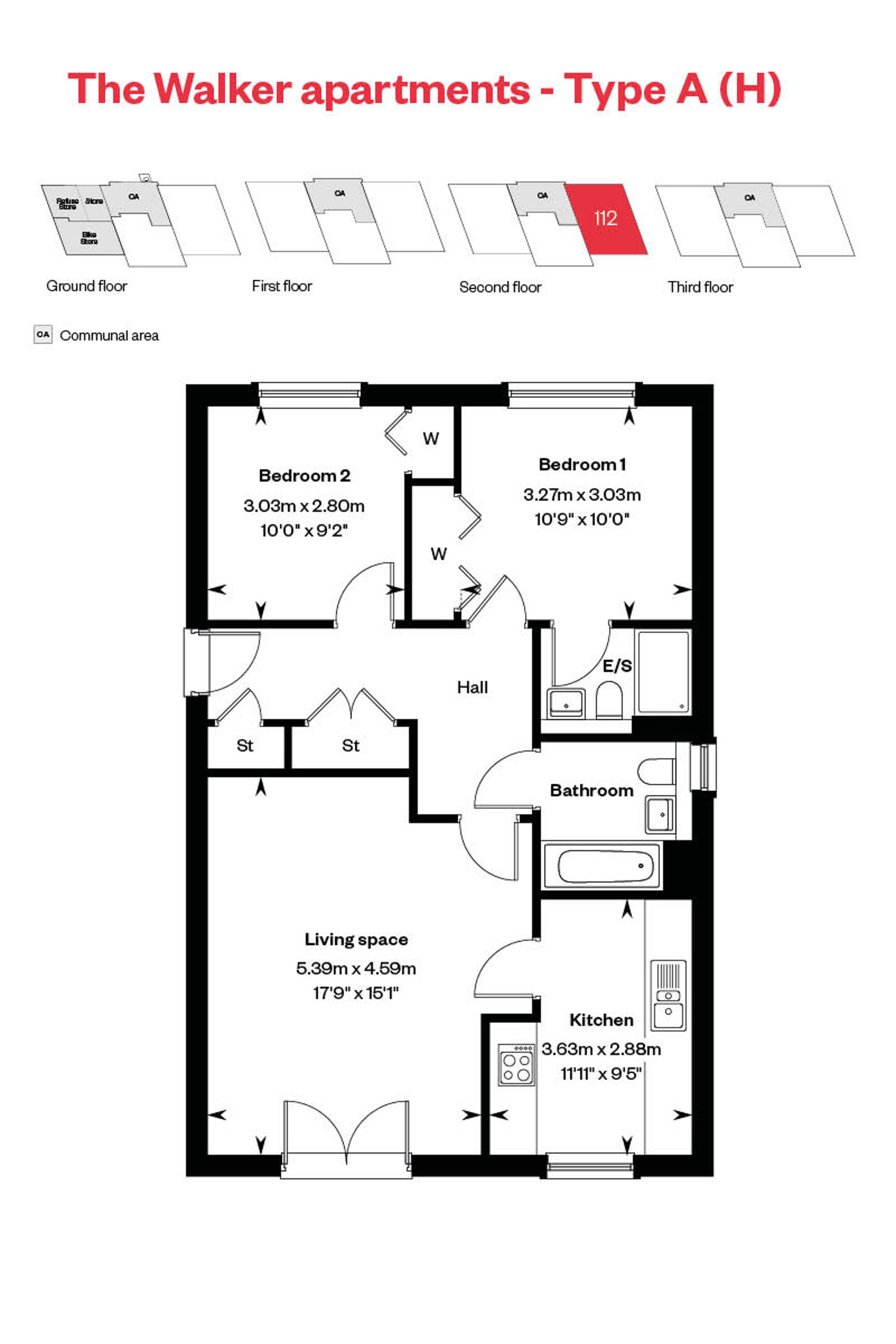 Rosebery Wynd The Walker Apartments Web Floorplans 800X1200 Plot 112