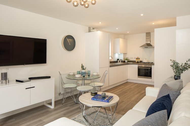 Burwell Apartments GF 1 Bed Netherhall Kitchen Dining