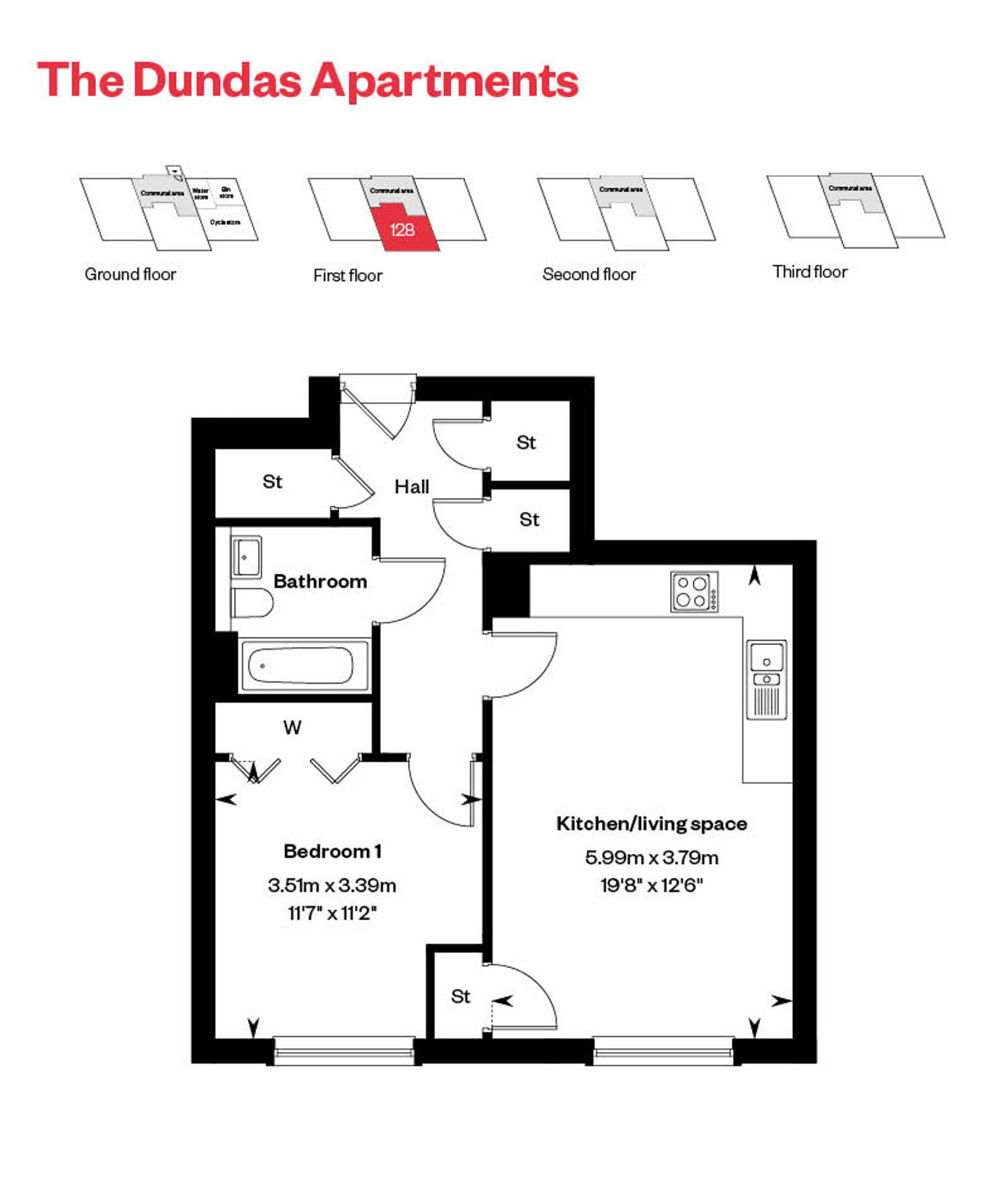 Rosebery Wynd Dundas Apartment Floor Plan Plot 128