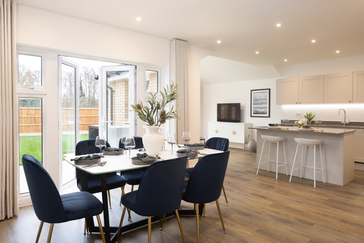 Whitebeam house type dining room, 5 bedroom house for sale in Bicester