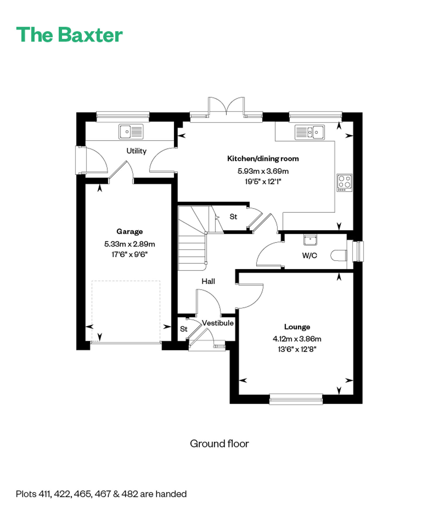 5145695 CALA NORTH Milltimber Phase 4 Woodhurst Floor Plans Web The Baxter GF 800X1200px